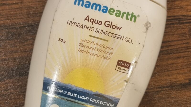 Mamaearth Aqua Glow Sunscreen: Honest Review
